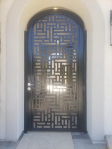 Aluminum security gate